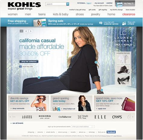 Buy online, pick up in-store in 2 hours sale. . Kohls website